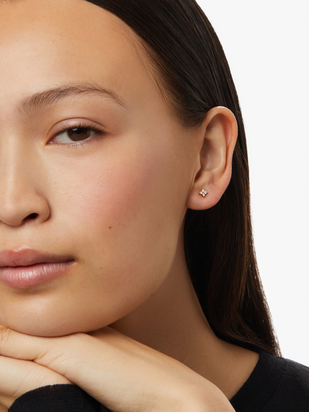 Gold Stud Earrings - Debbie by MAVERA