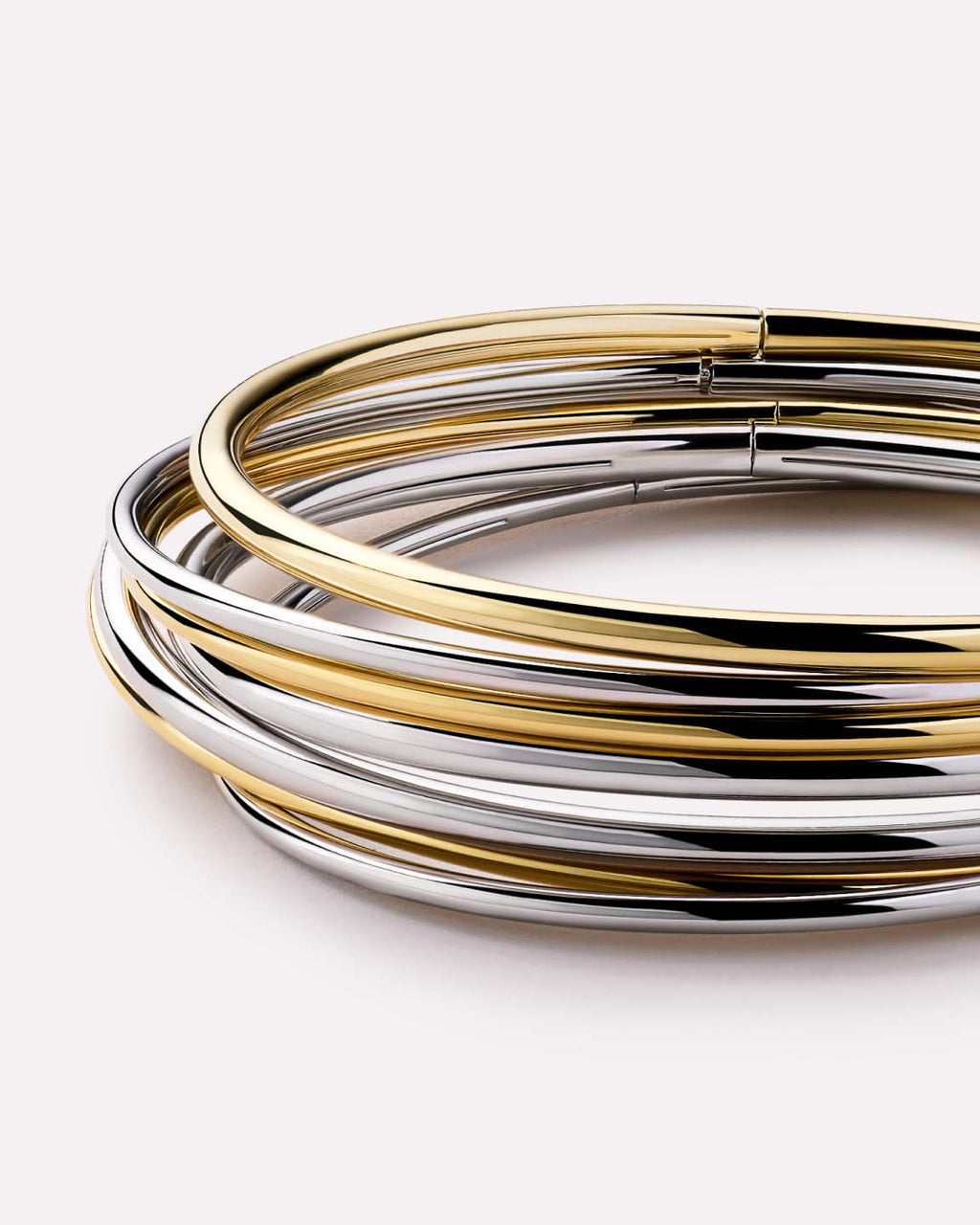 Silver Bangle - Carter Silver (3mm) by MAVERA