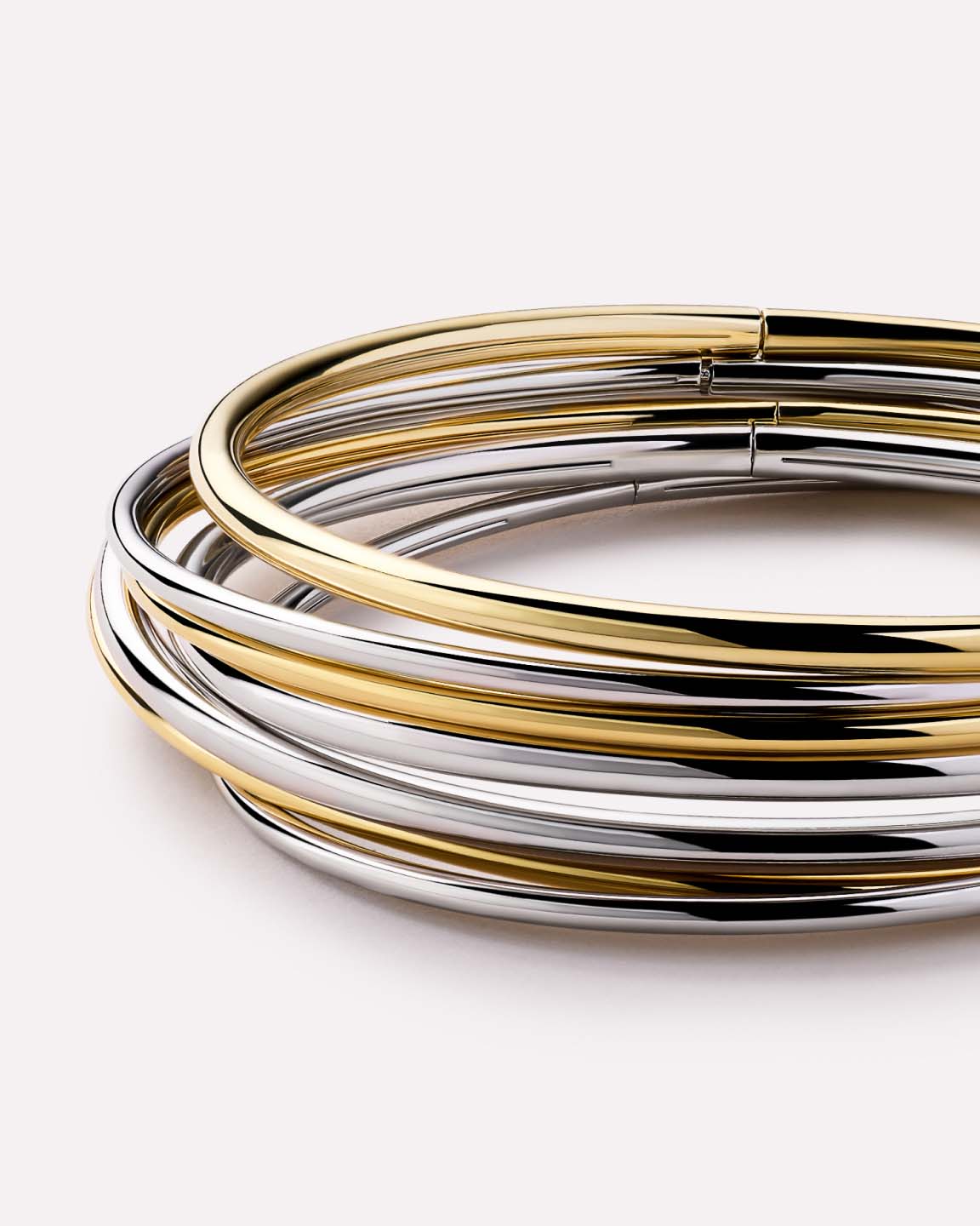 Silver Bangle - Carter Silver (3mm) by MAVERA