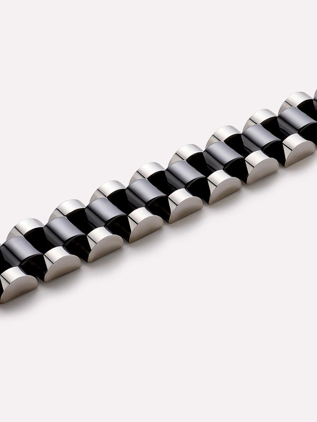 Watch Strap Bracelet - Ora Silver Ceramic by MAVERA