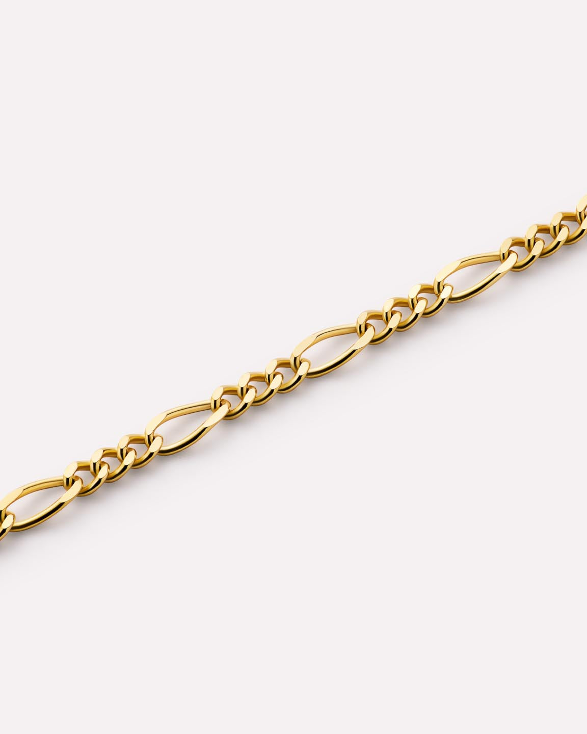 18K gold-plated - Figaro Chain Necklace by MAVERA