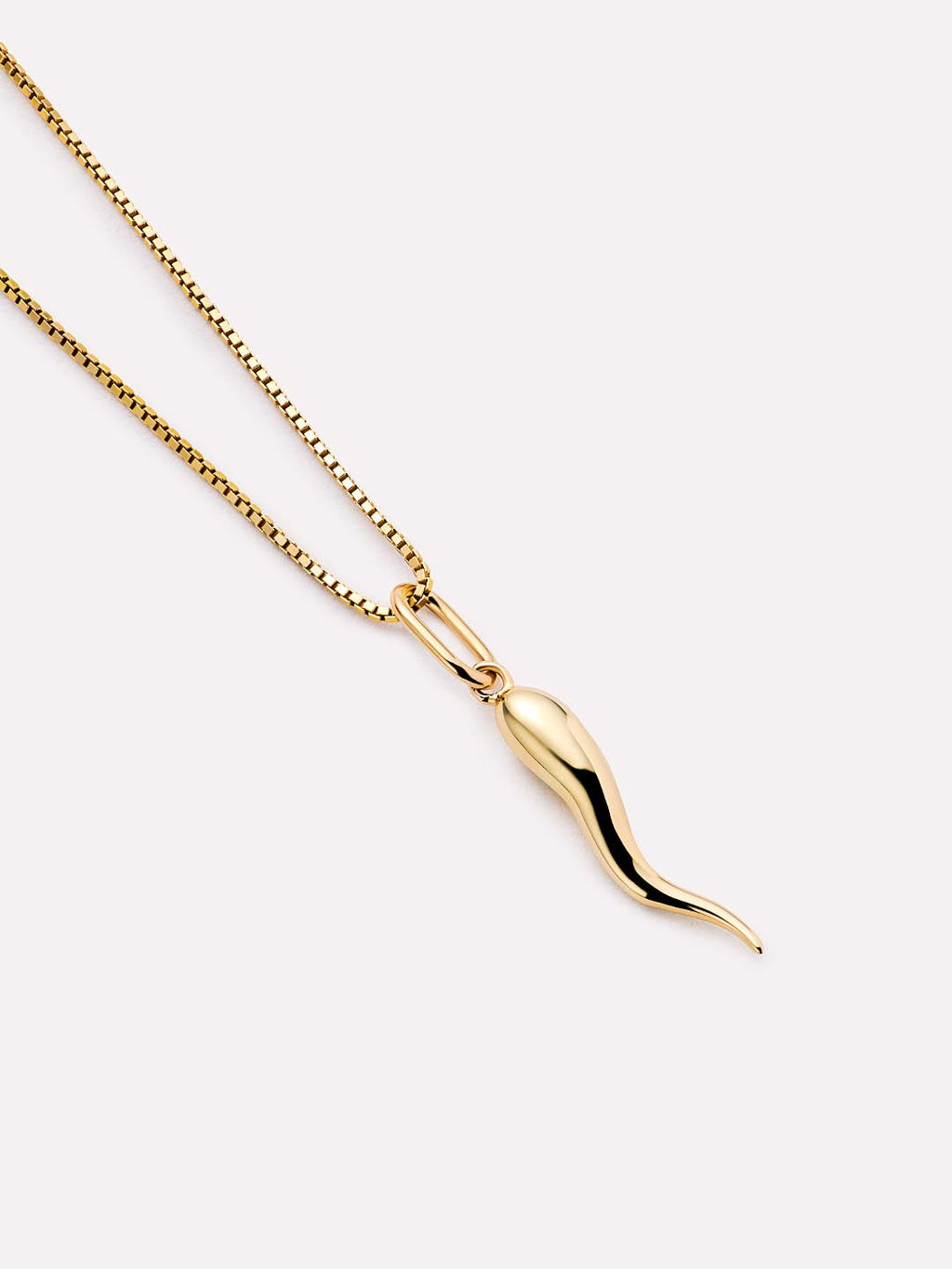 18K gold-plated - Italian Horn Charm by MAVERA