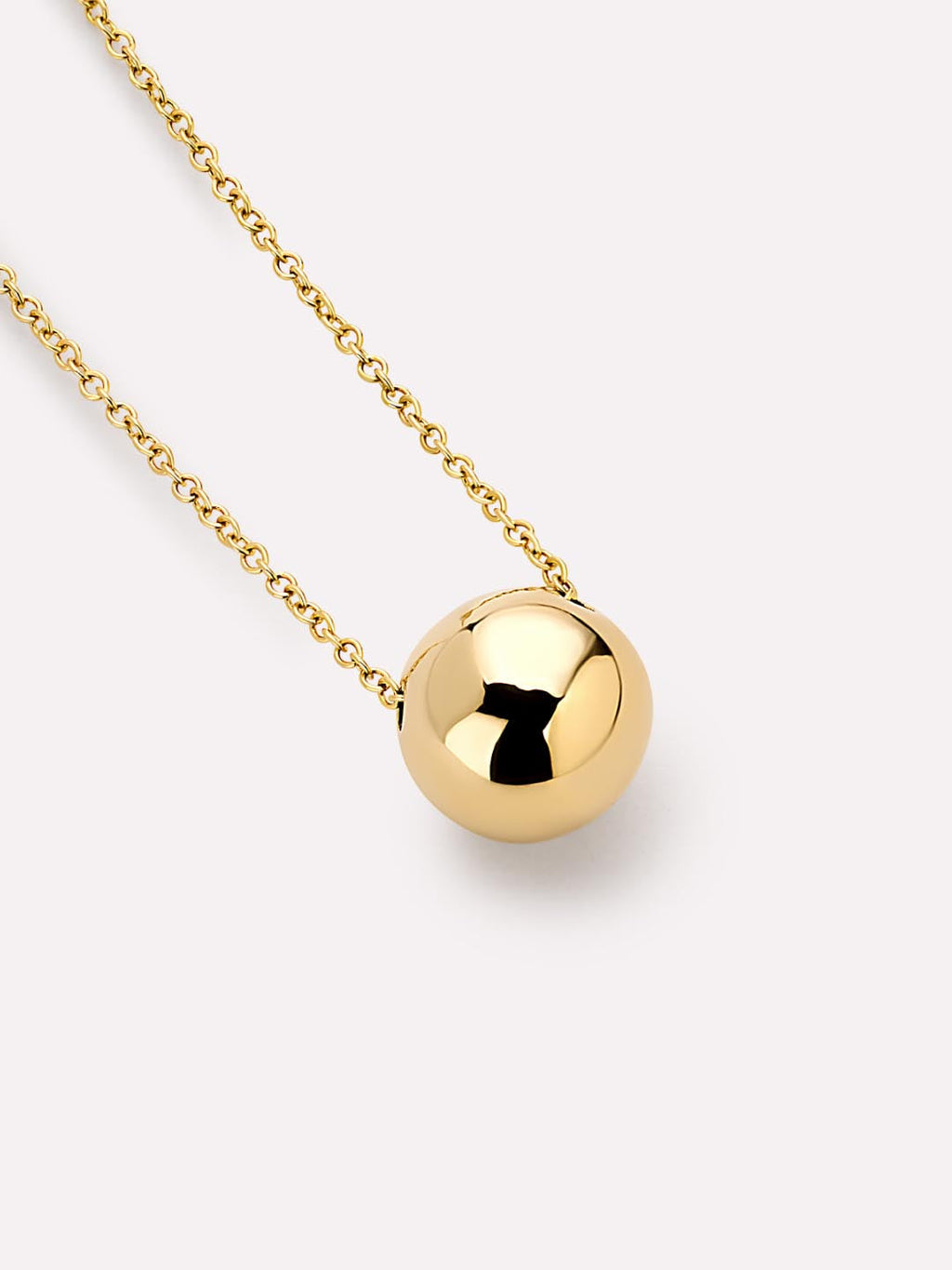 Gold Pendant - Gold Mini Sphere Pendant by MAVERA