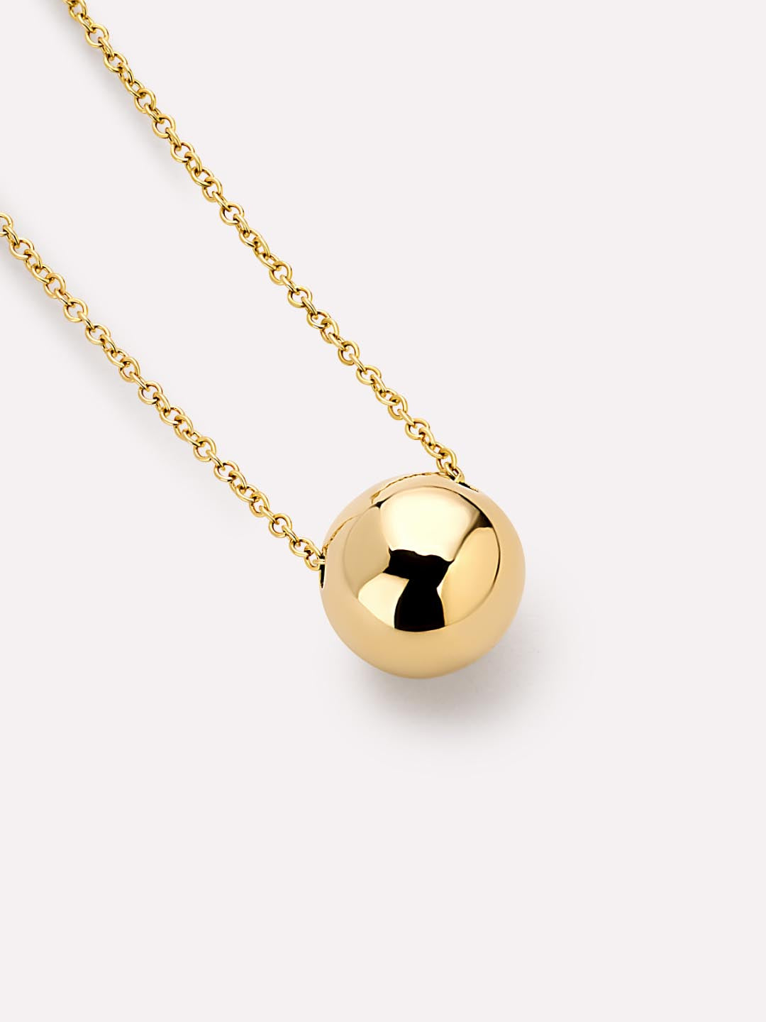 Gold Pendant - Gold Mini Sphere Pendant by MAVERA