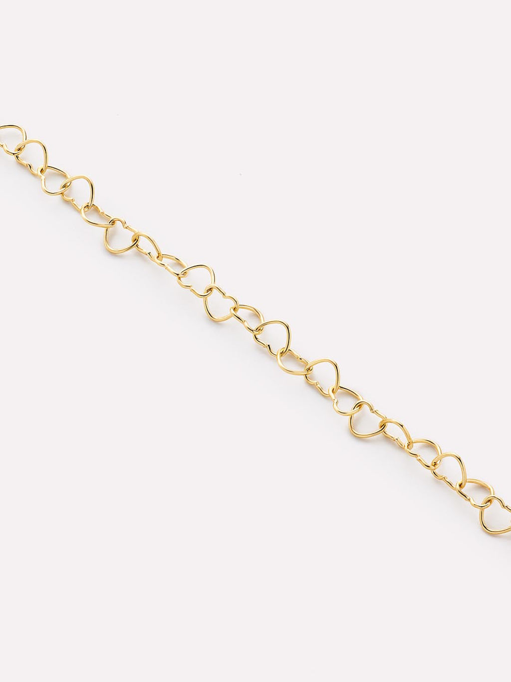 18K gold-plated - Heart Chain Bracelet by MAVERA