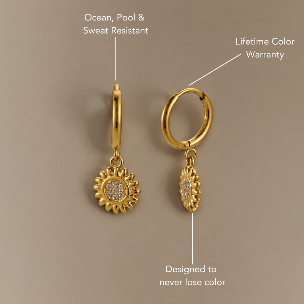 Helios Hoop Earrings