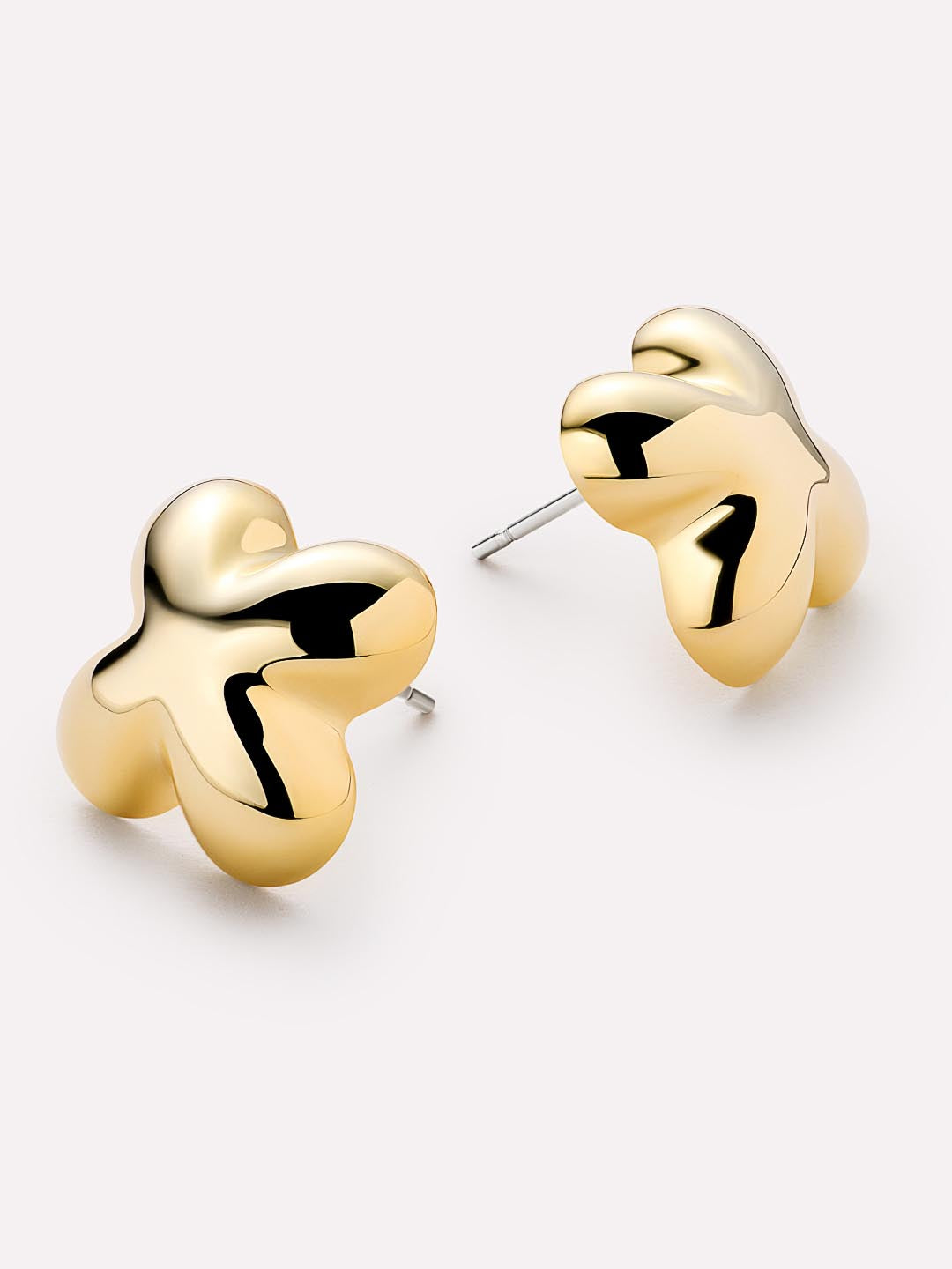 Gold Stud Earrings - Cassia by MAVERA