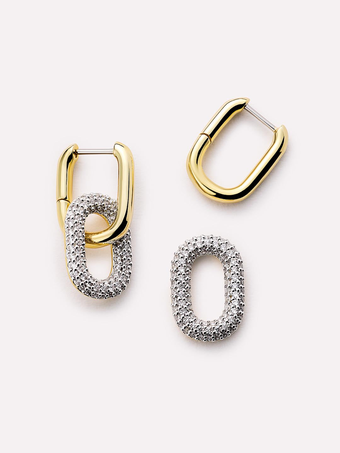 Drop Earrings - Rox Mini Double Pave by MAVERA