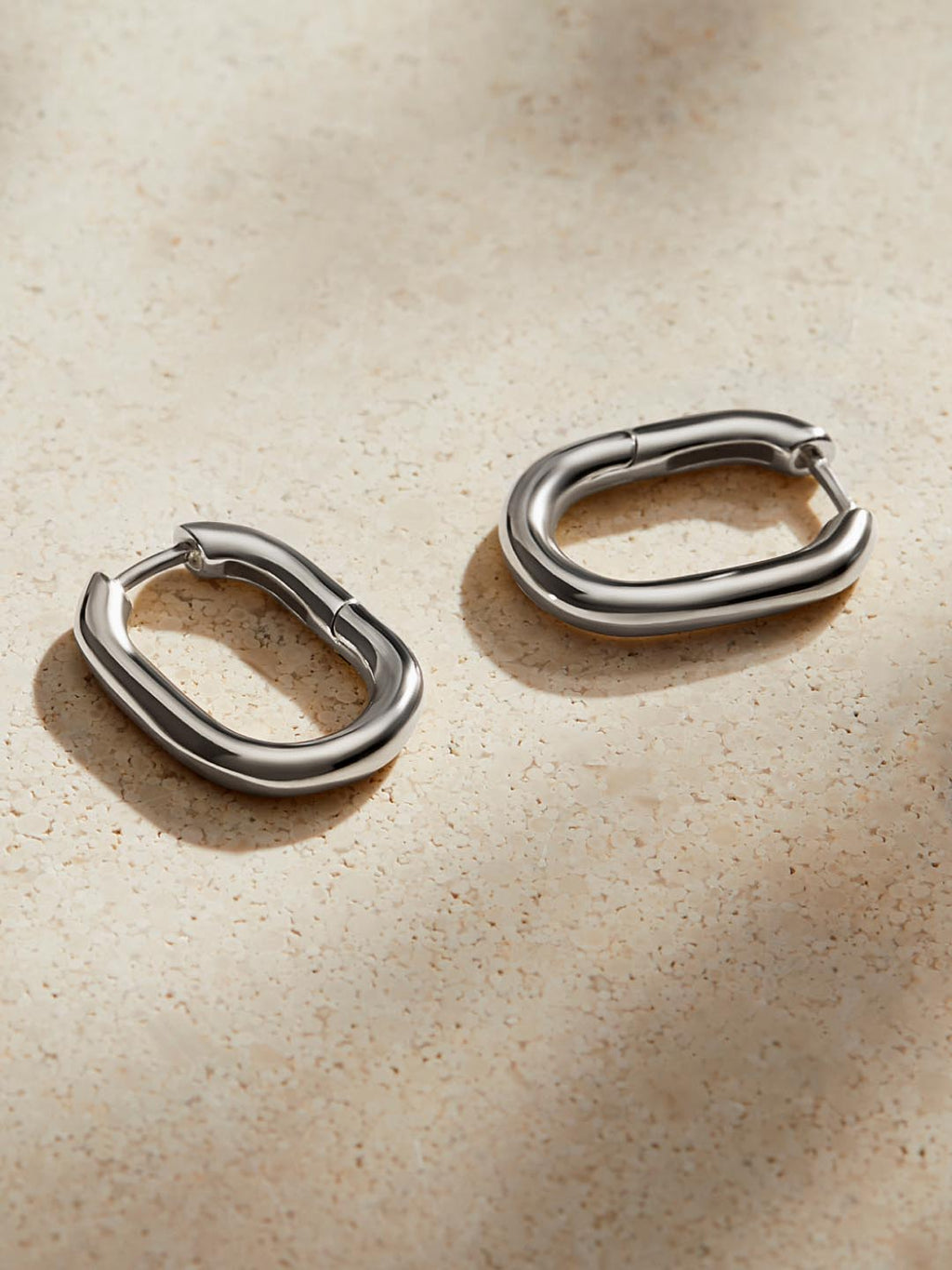 Silver Hoop Earrings - Rox Small Silver by MAVERA
