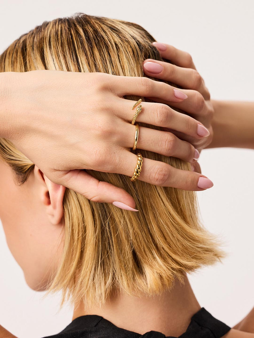 Gold Snake Ring - Cleo by MAVERA