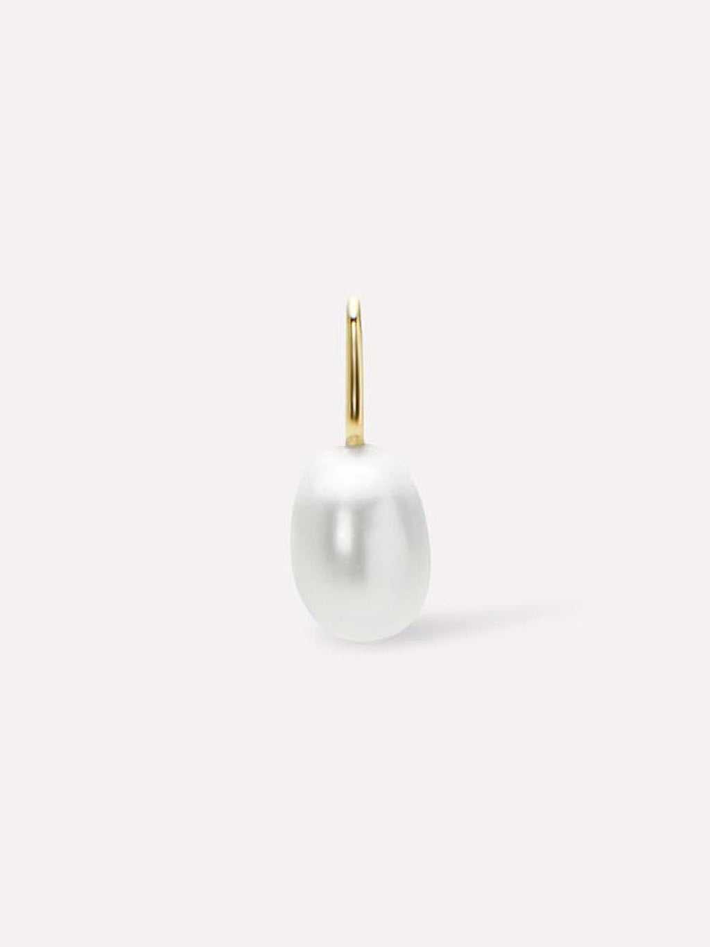 Gold Pendant - Gold Pearl Charm by MAVERA