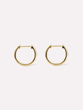 Small Slim Endless Hoops - Lo Small by MAVERA