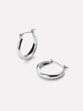 Endless Hoop Earrings - Venus Silver by MAVERA