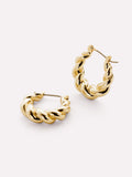 Twisted Hoop Earrings - Paris by MAVERA