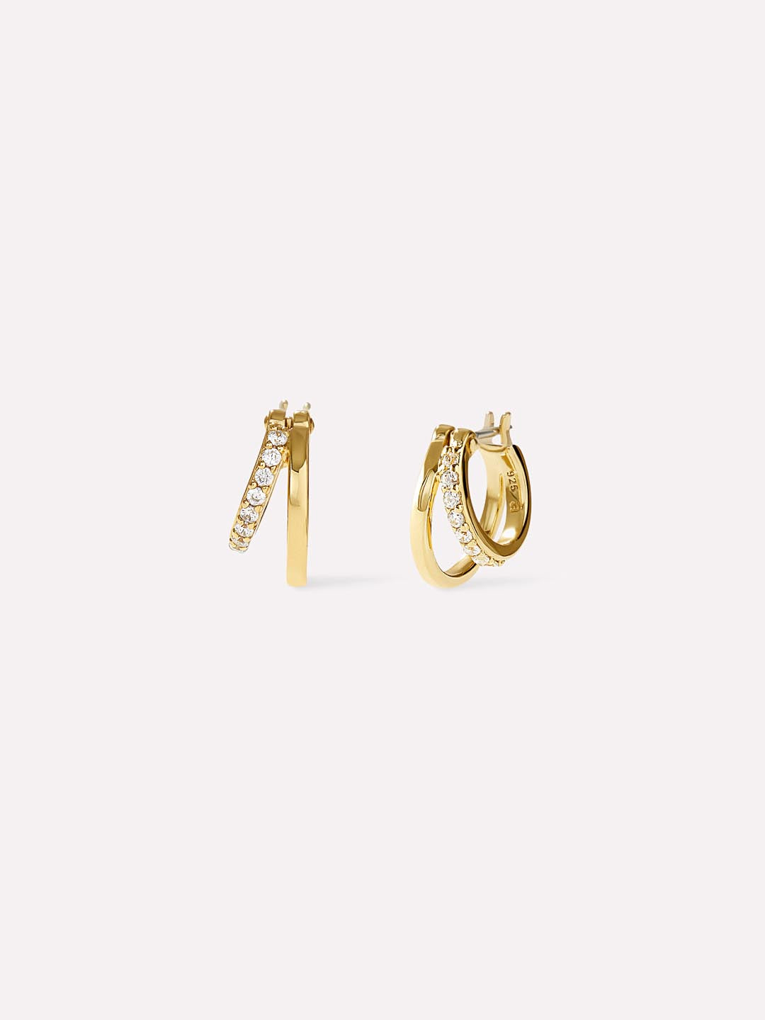 Double Hoop Earrings - Toda Mini by MAVERA