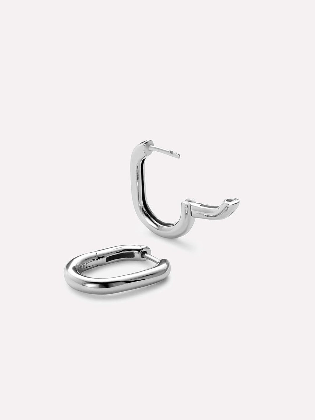 Silver Hoop Earrings - Rox Small Silver by MAVERA