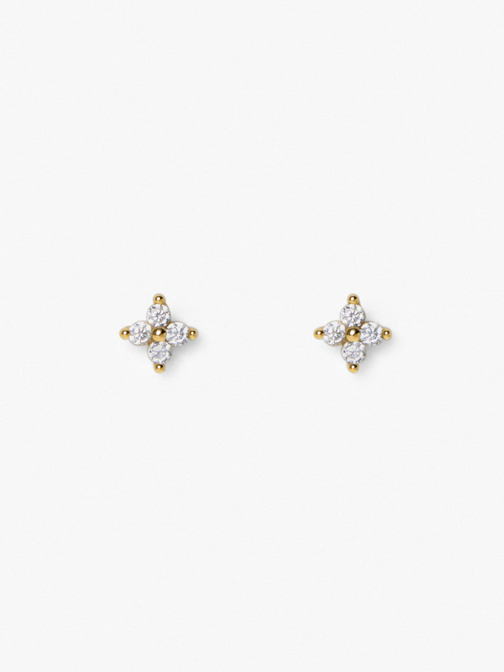 Gold Stud Earrings - Debbie by MAVERA