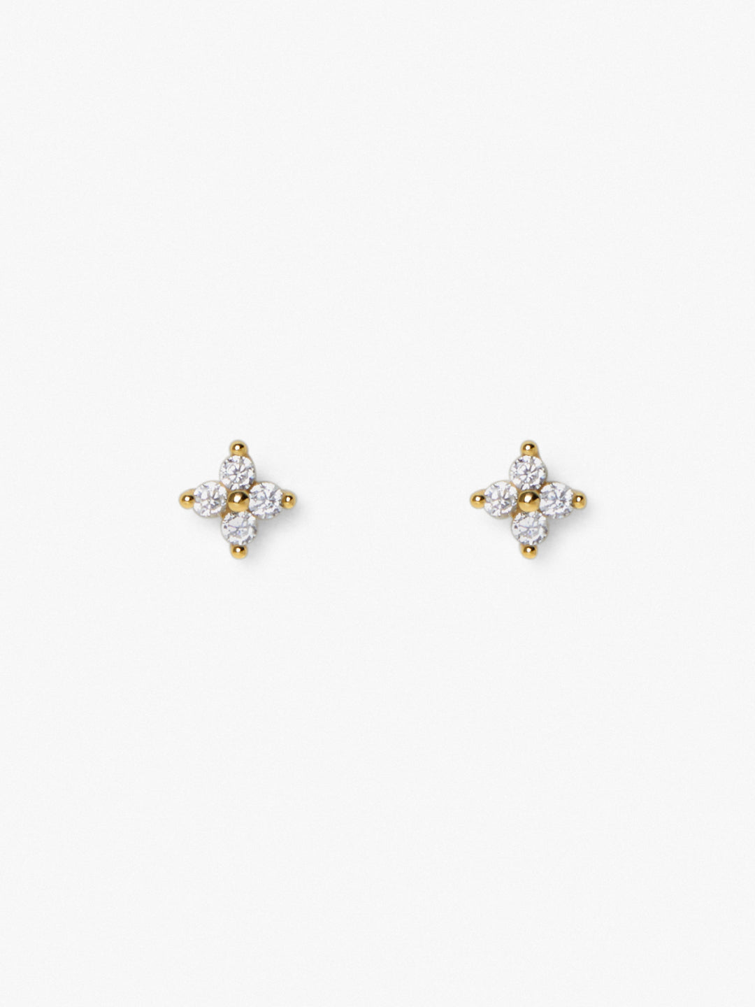 Gold Stud Earrings - Debbie by MAVERA