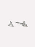 Small Stud Earring - Zara Silver by MAVERA