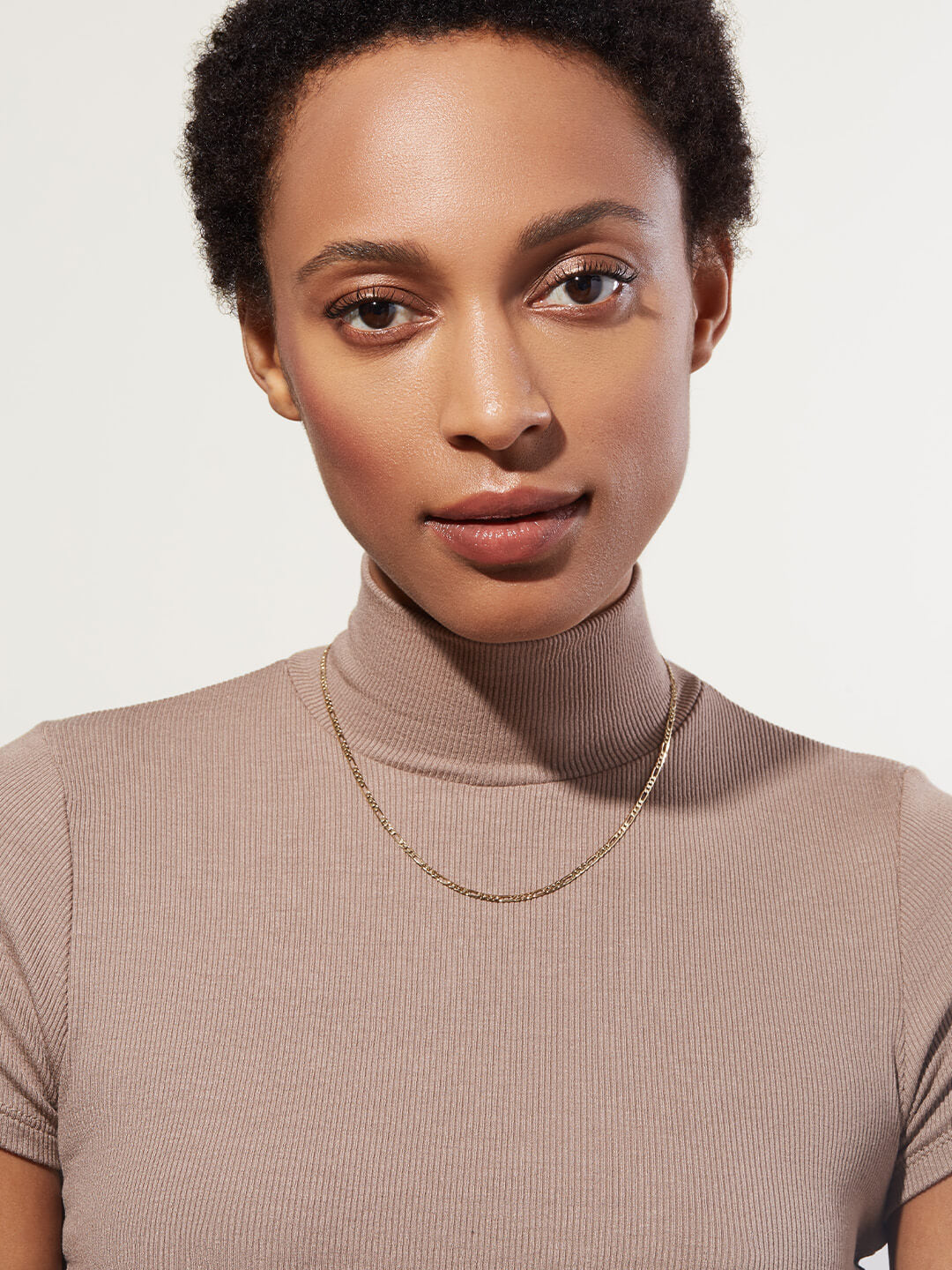 Figaro Chain Necklace - Leo Regular Short by MAVERA