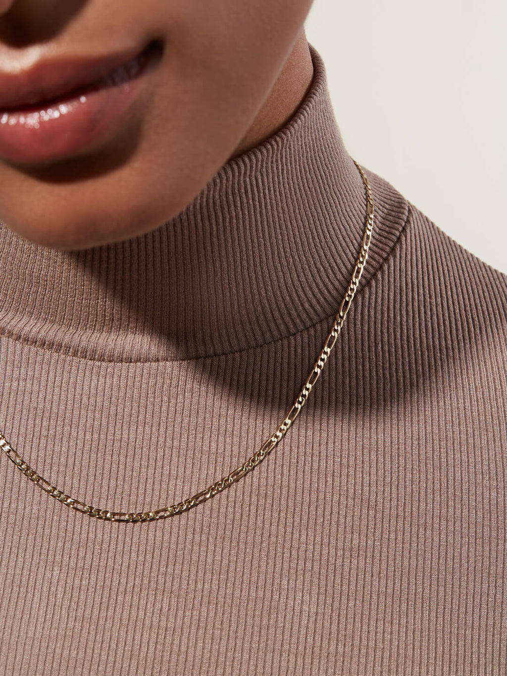 Figaro Chain Necklace - Leo Regular Short by MAVERA