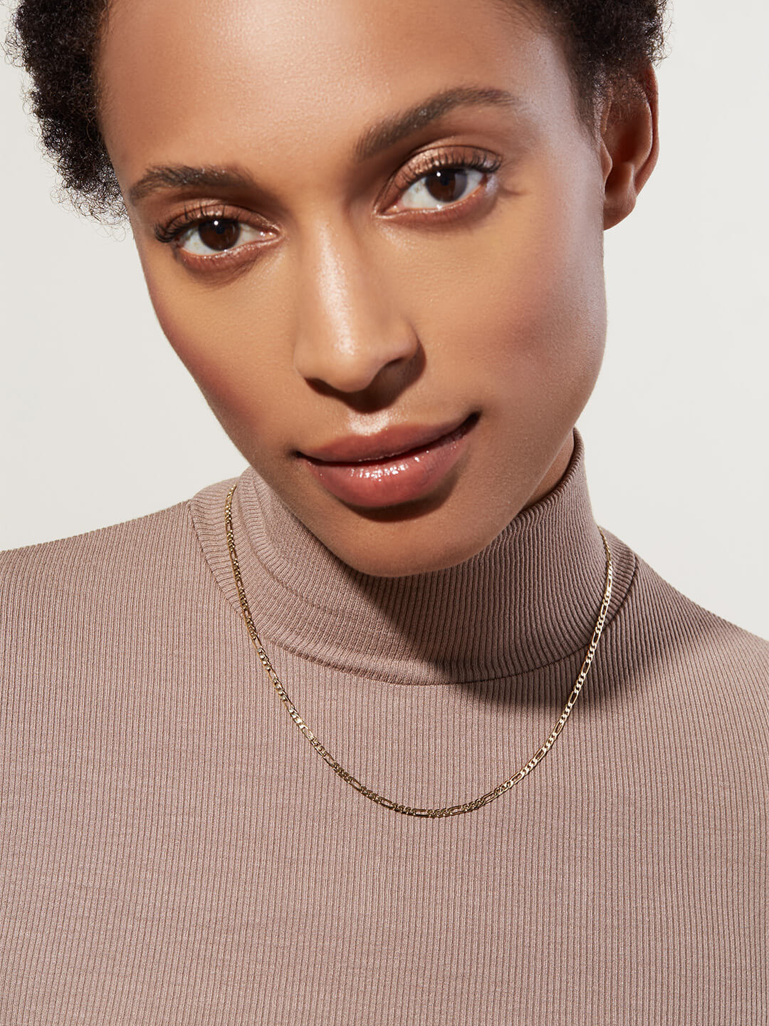 Figaro Chain Necklace - Leo Regular Short by MAVERA