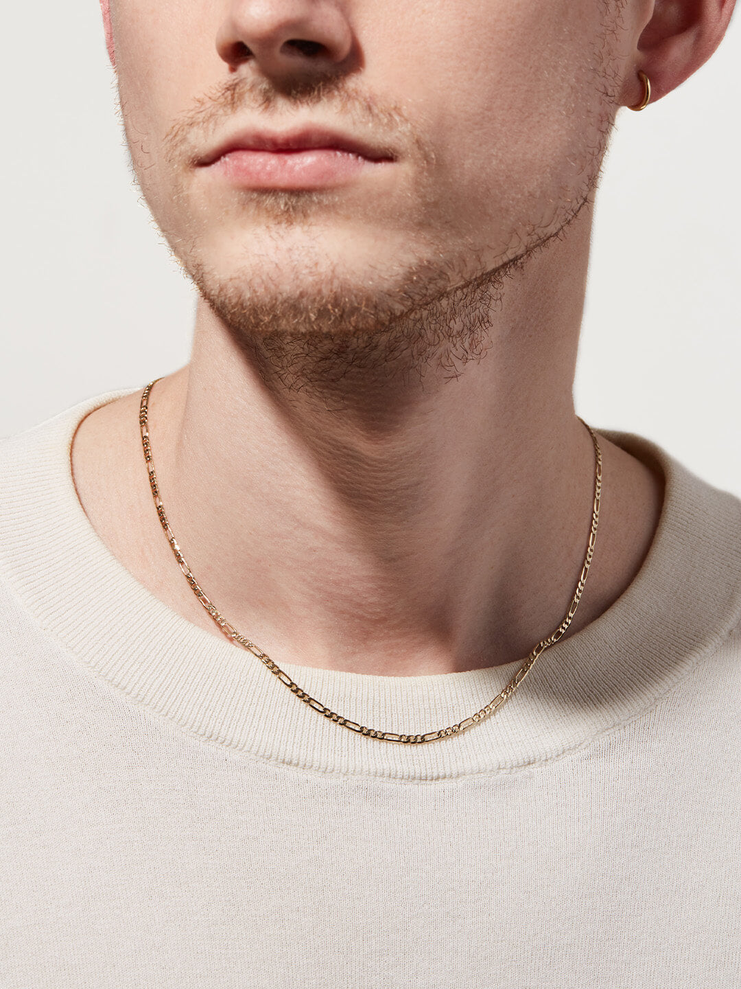 Figaro Chain Necklace - Leo Regular Short by MAVERA
