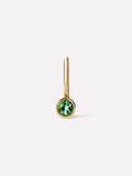 18K gold-plated - Emerald Mini Birthstone Charm by MAVERA