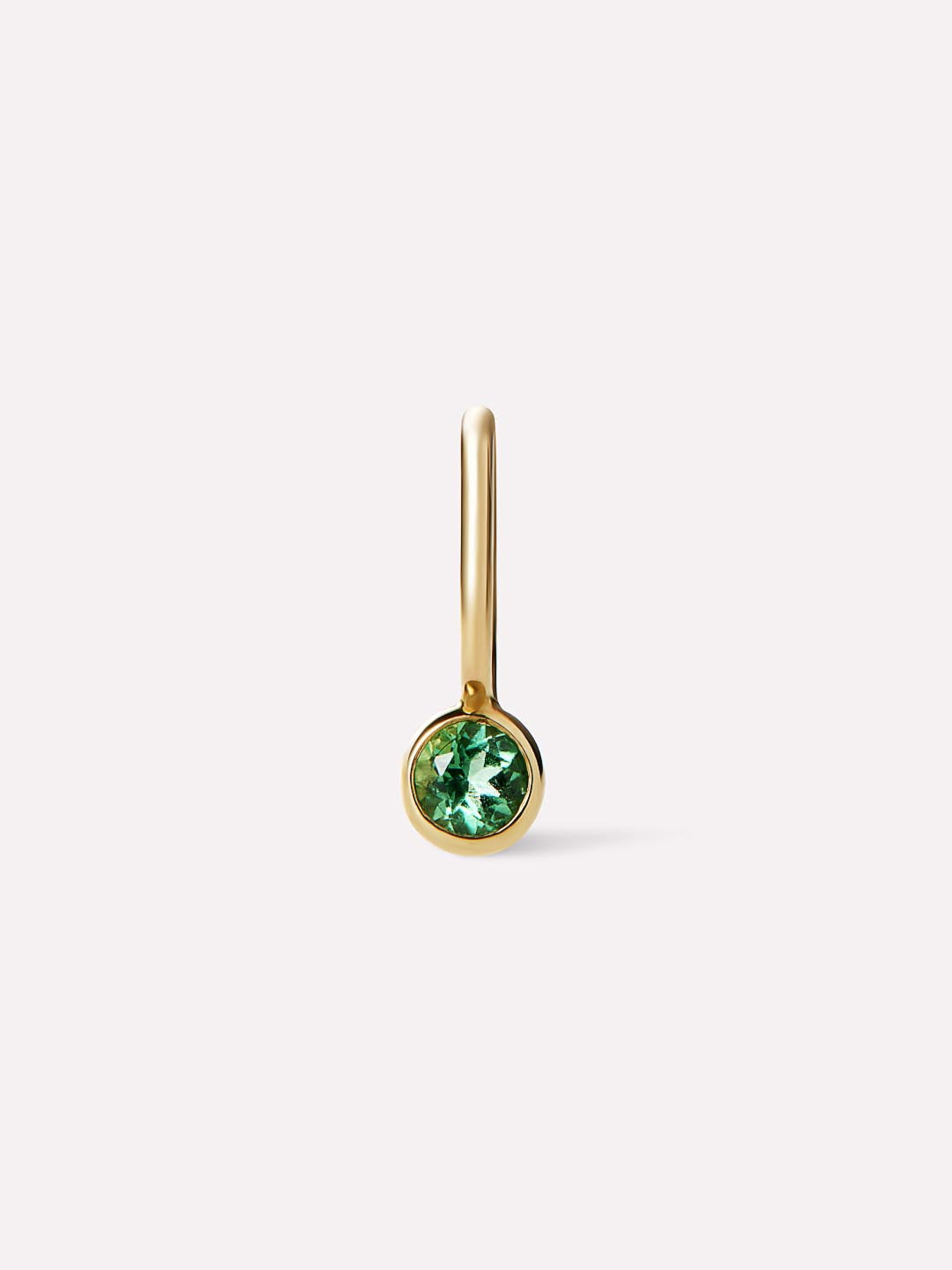 18K gold-plated - Emerald Mini Birthstone Charm by MAVERA