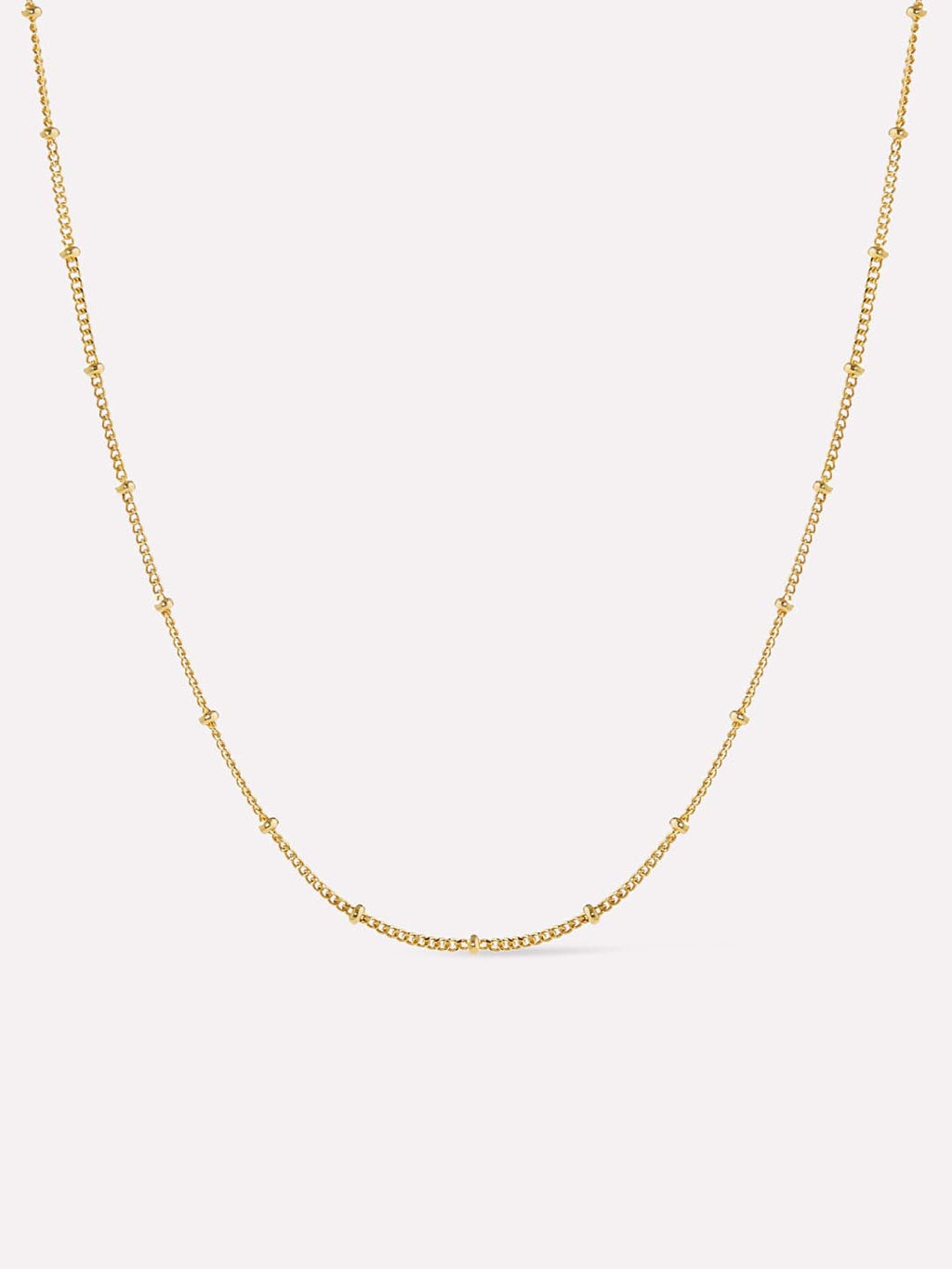 Small Ball Chain Necklace - Ana Gold by MAVERA
