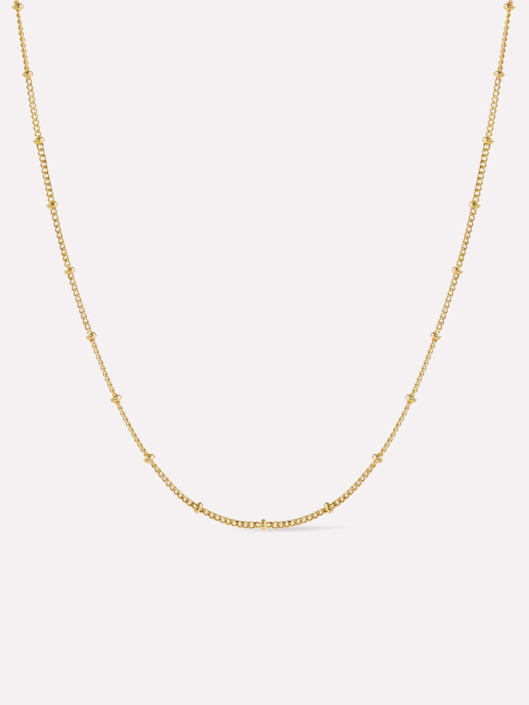 Small Ball Chain Necklace - Ana Gold by MAVERA