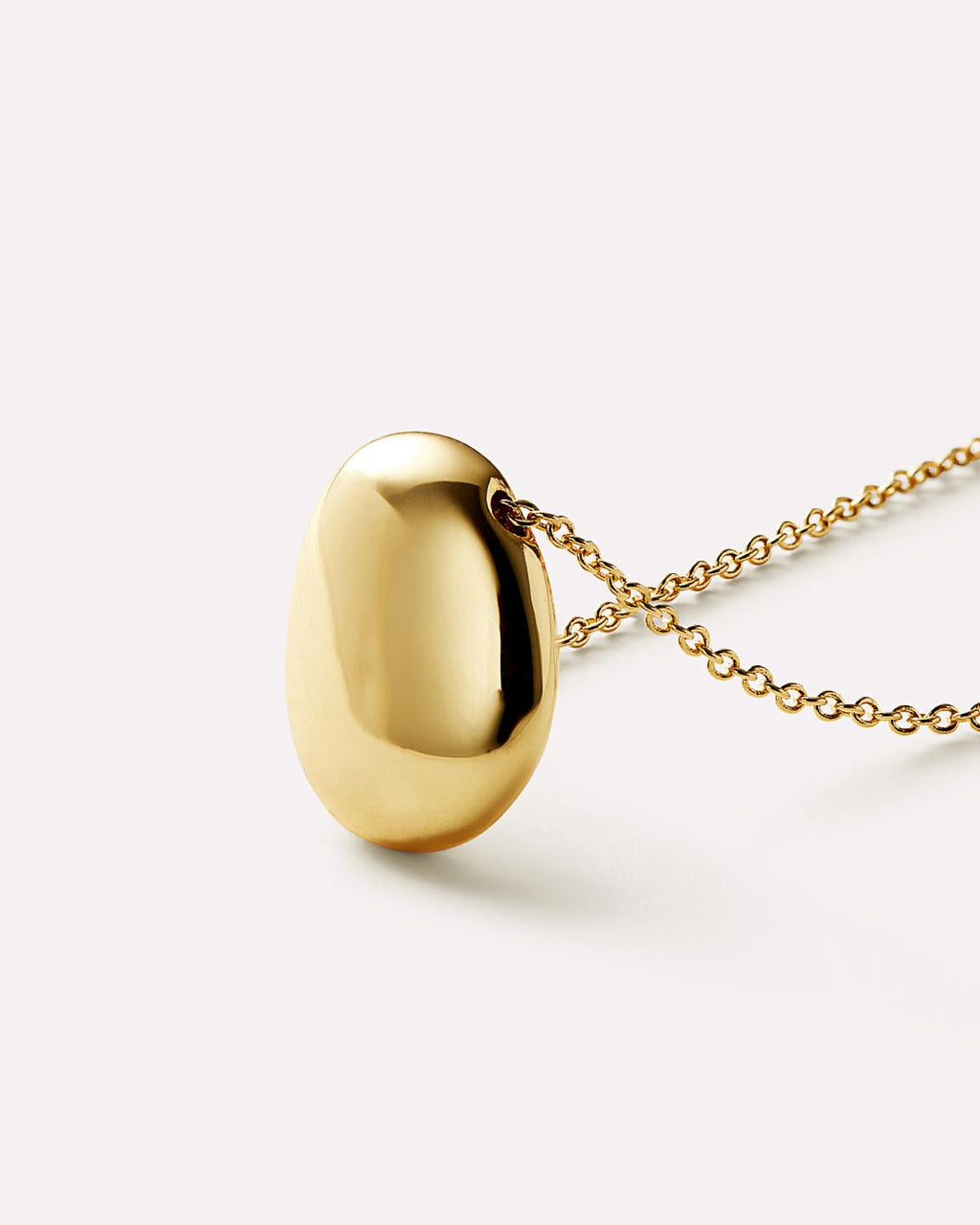 Gold Pendant Necklace - Pebble Mini by MAVERA
