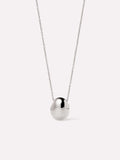 Silver Pendant Necklace - Pebble Mini Silver by MAVERA
