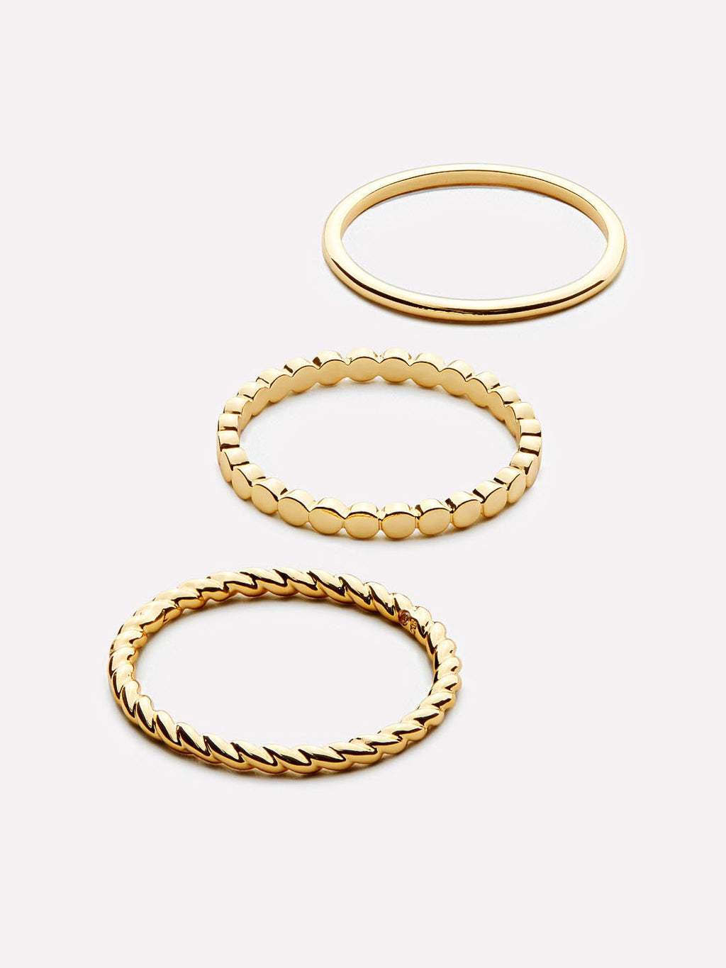 Gold Ring Set - Adrianna Set by MAVERA