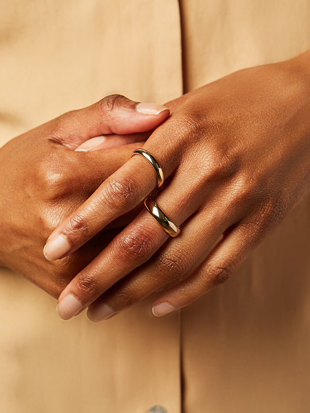 Gold Band Ring - Everly by MAVERA