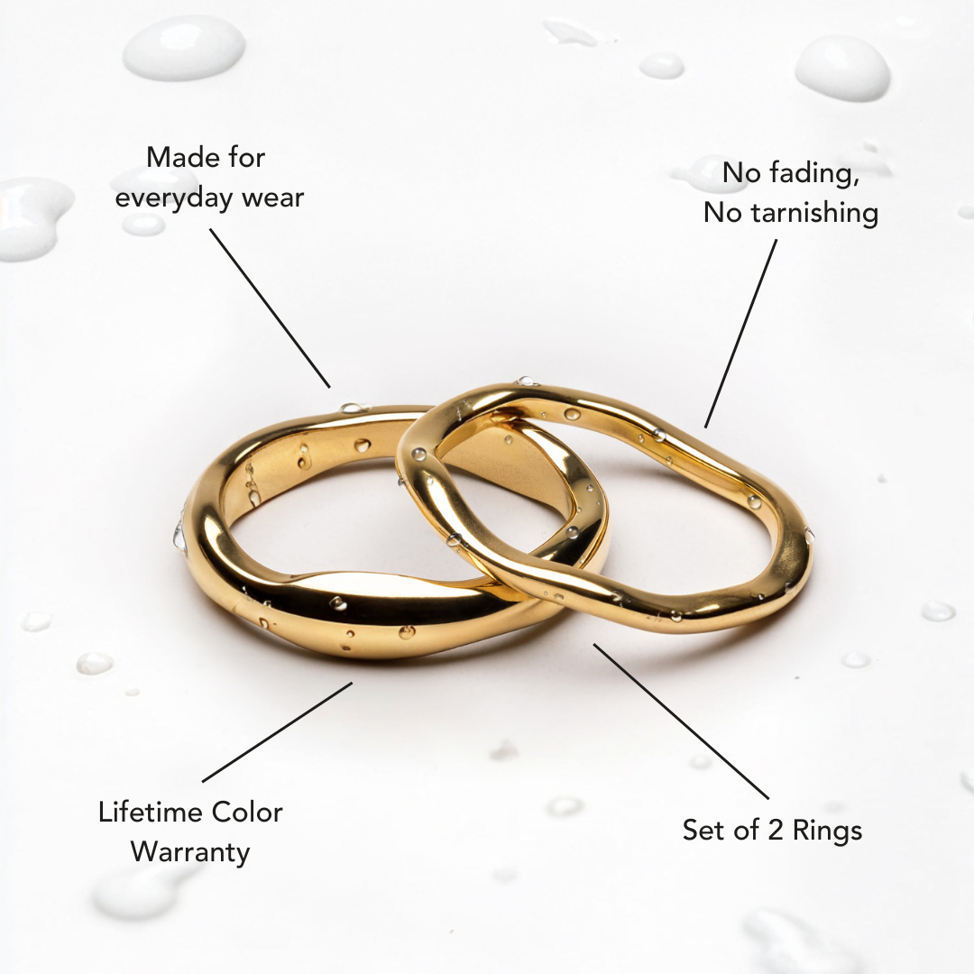 "Gemini" Stackable Rings