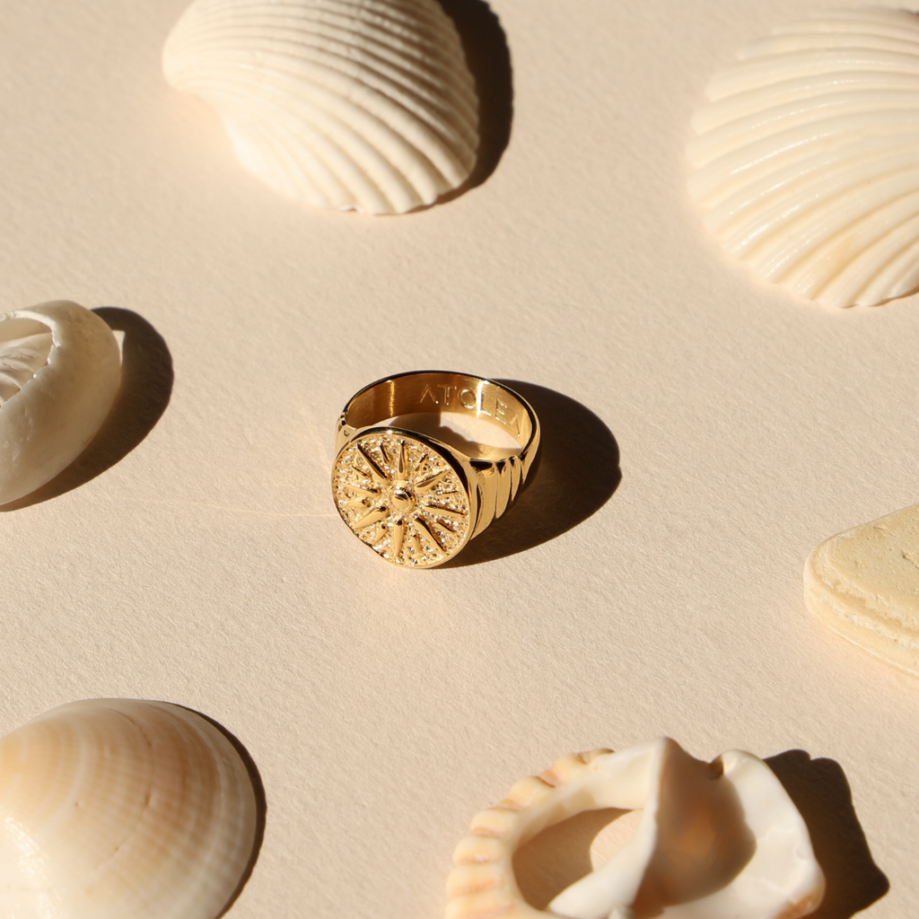 Gold Sun Ring