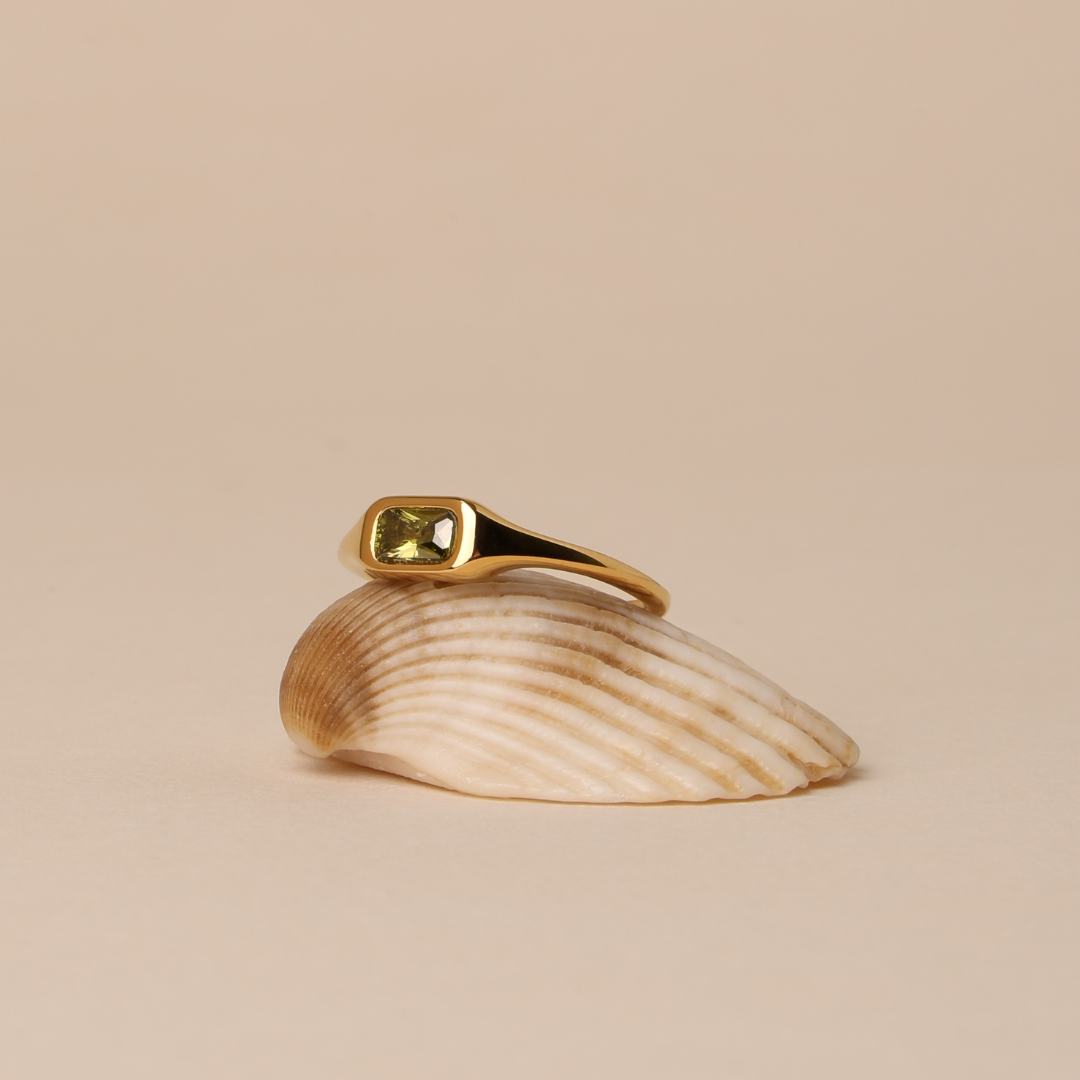 Peridot Gem Ring