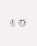 Silver Hoop Earrings - Giulia Bold Silver by MAVERA