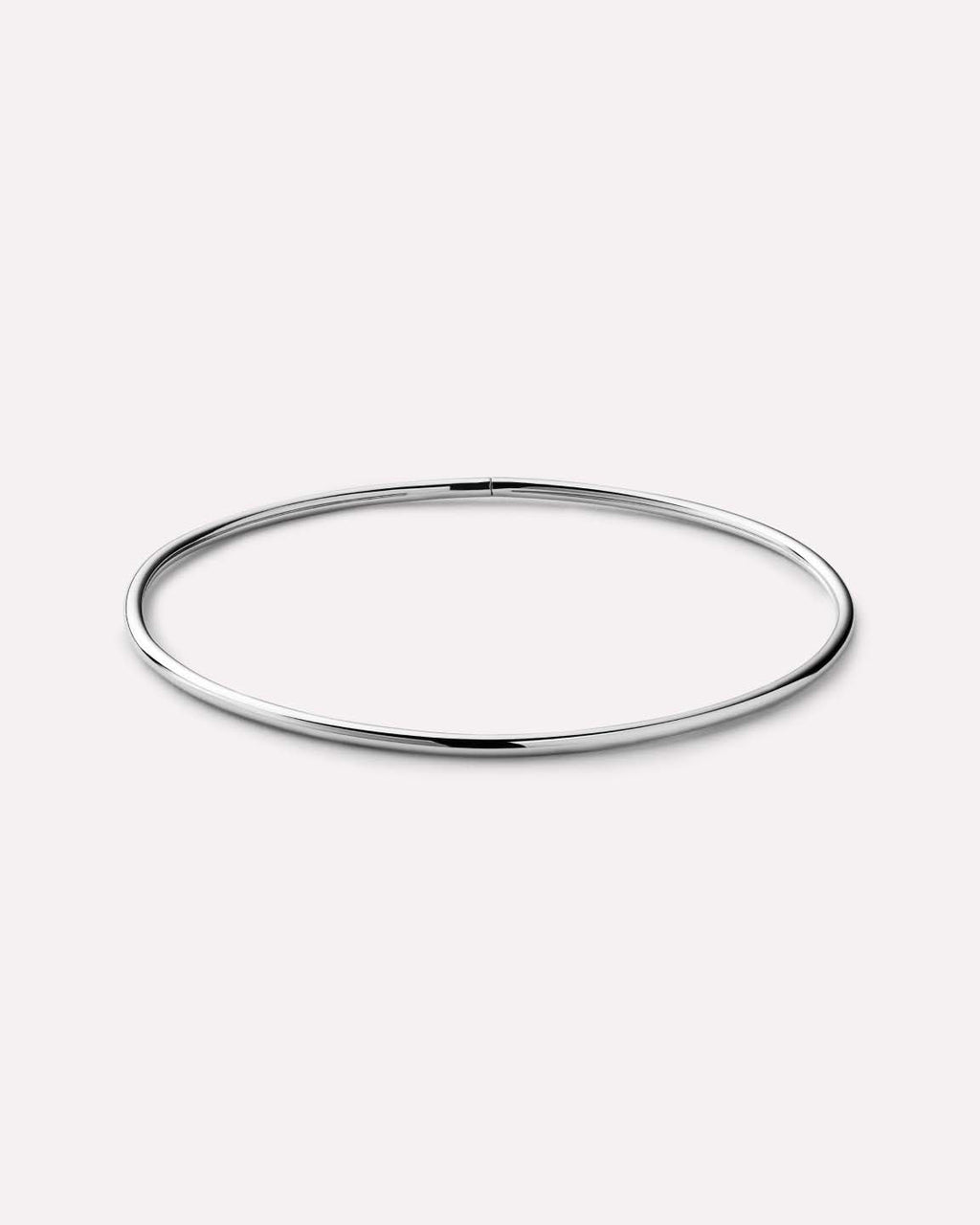 Silver Bangle - Carter Silver (2mm) by MAVERA