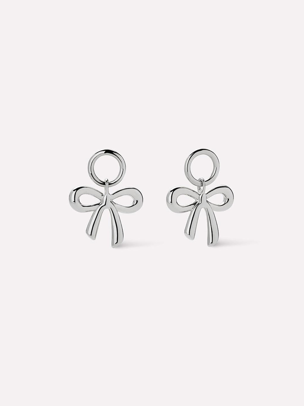 Earring Charms - Bow Charms Silver by MAVERA