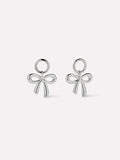 Earring Charms - Bow Charms Silver by MAVERA