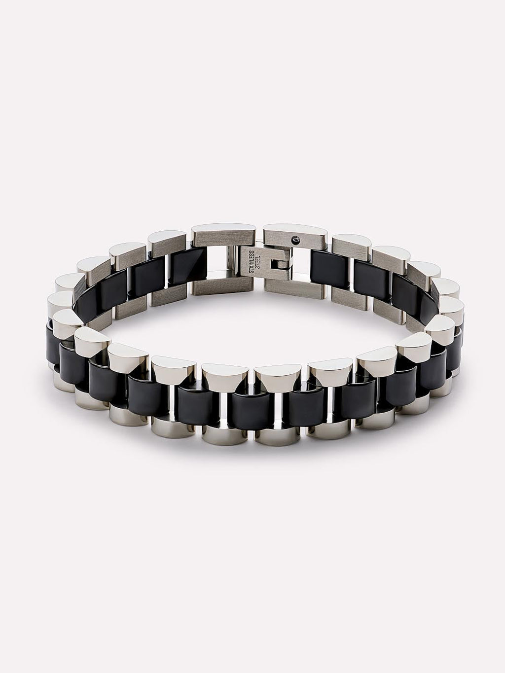 Watch Strap Bracelet - Ora Silver Ceramic by MAVERA