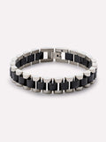 Watch Strap Bracelet - Ora Silver Ceramic by MAVERA