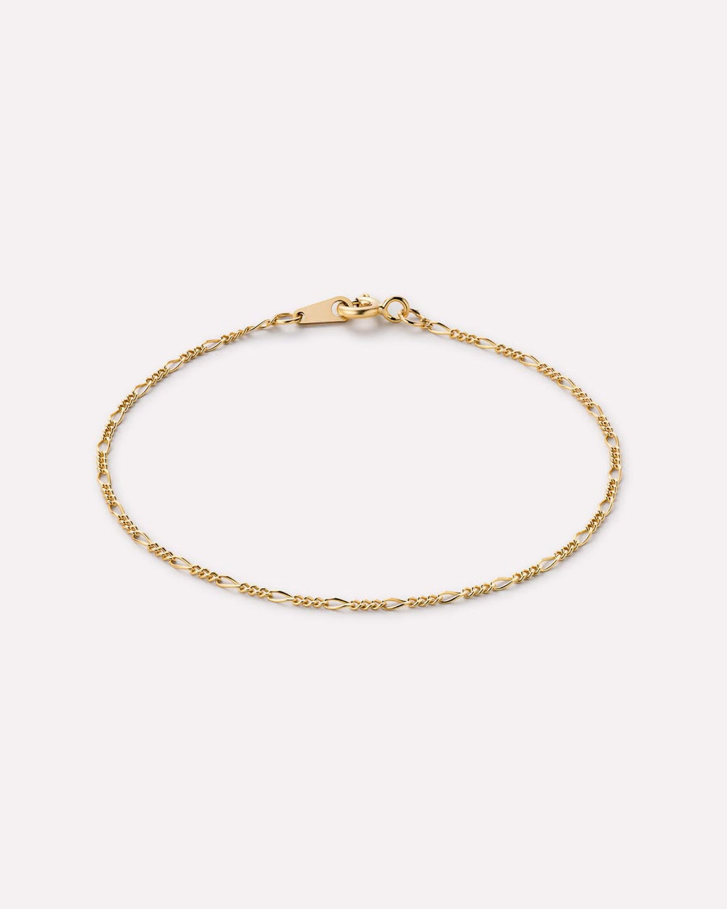 18K gold-plated - Figaro Chain Bracelet by MAVERA