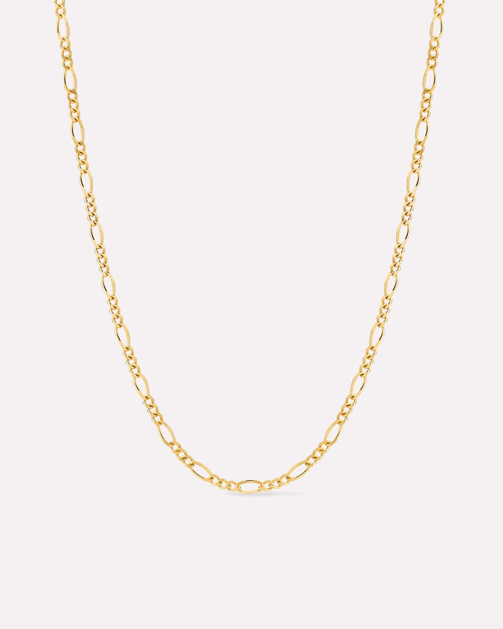18K gold-plated - Figaro Chain Necklace by MAVERA