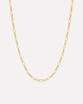 18K gold-plated - Figaro Chain Necklace by MAVERA