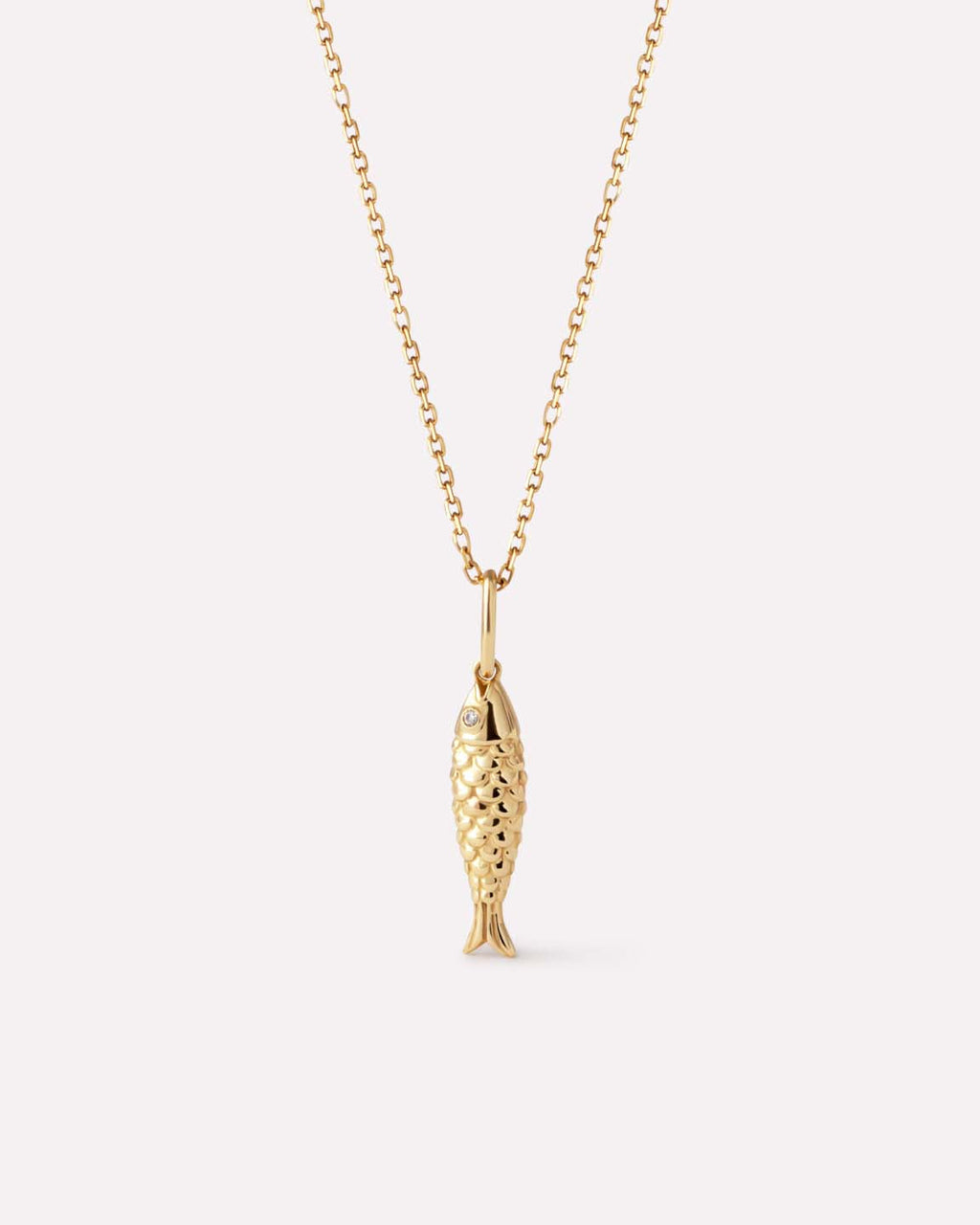 18K gold-plated - Gold Fish Necklace by MAVERA