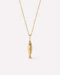 18K gold-plated - Gold Fish Necklace by MAVERA
