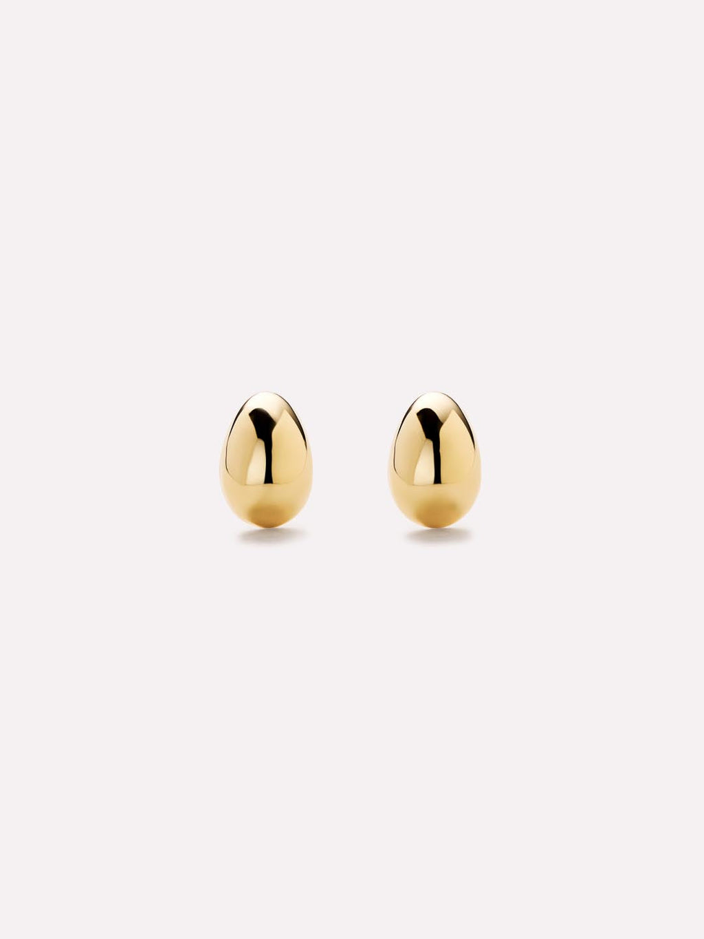 Gold Stud Earrings - Gold Mini Teardrop Studs by MAVERA